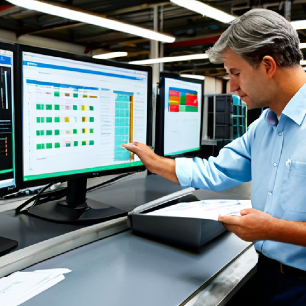 Lean Manufacturing in Action**

"A production manager in a clean, modern factory setting, fully clothed in appropriate work attire, observing a manufacturing process using lean methodologies, such as Kaizen or Six Sigma. Depict charts and graphs showcasing improvements in efficiency and waste reduction. Safe for work, professional environment, perfect anatomy, well-lit, appropriate content."

**