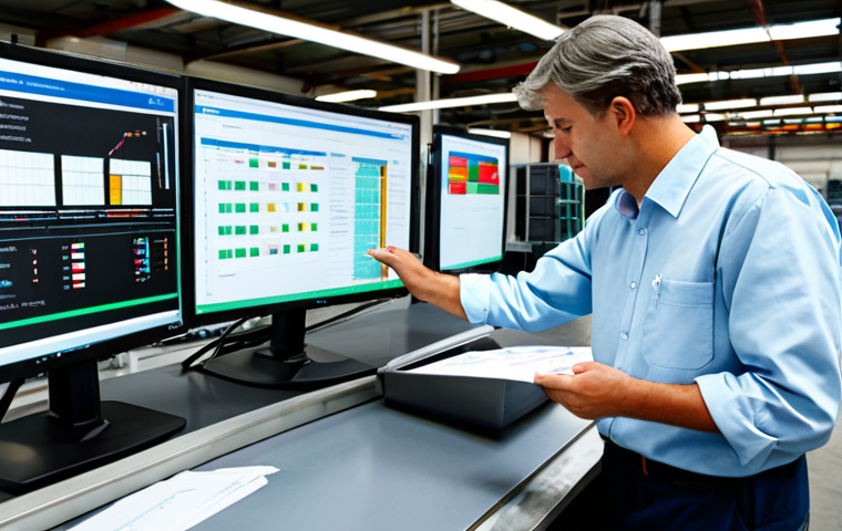 Lean Manufacturing in Action**

"A production manager in a clean, modern factory setting, fully clothed in appropriate work attire, observing a manufacturing process using lean methodologies, such as Kaizen or Six Sigma. Depict charts and graphs showcasing improvements in efficiency and waste reduction. Safe for work, professional environment, perfect anatomy, well-lit, appropriate content."

**