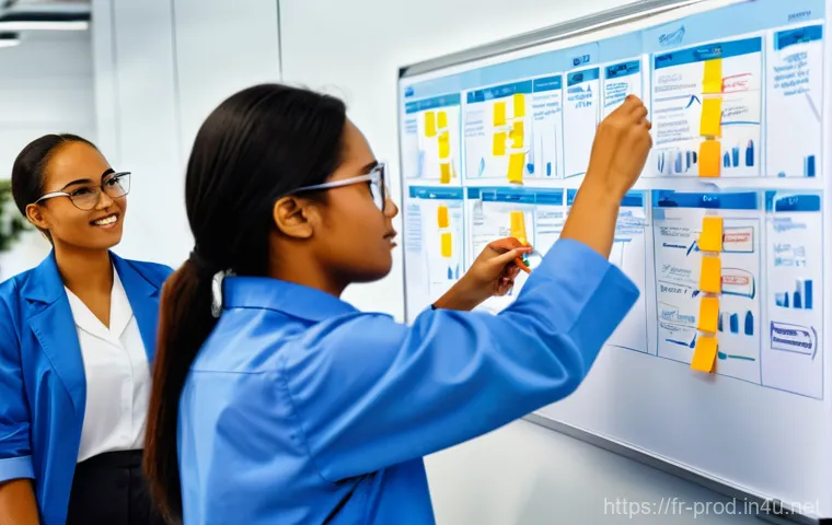 생산관리 직무를 위한 필수 도서 추천 - "A bright, clean, and modern factory floor. A diverse team of male and female engineers and producti...