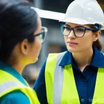 Home 18 생산관리자의 커뮤니케이션 스킬 - **Prompt: Empathetic Production Manager Actively Listening**
"A candid, medium shot of a male pr...