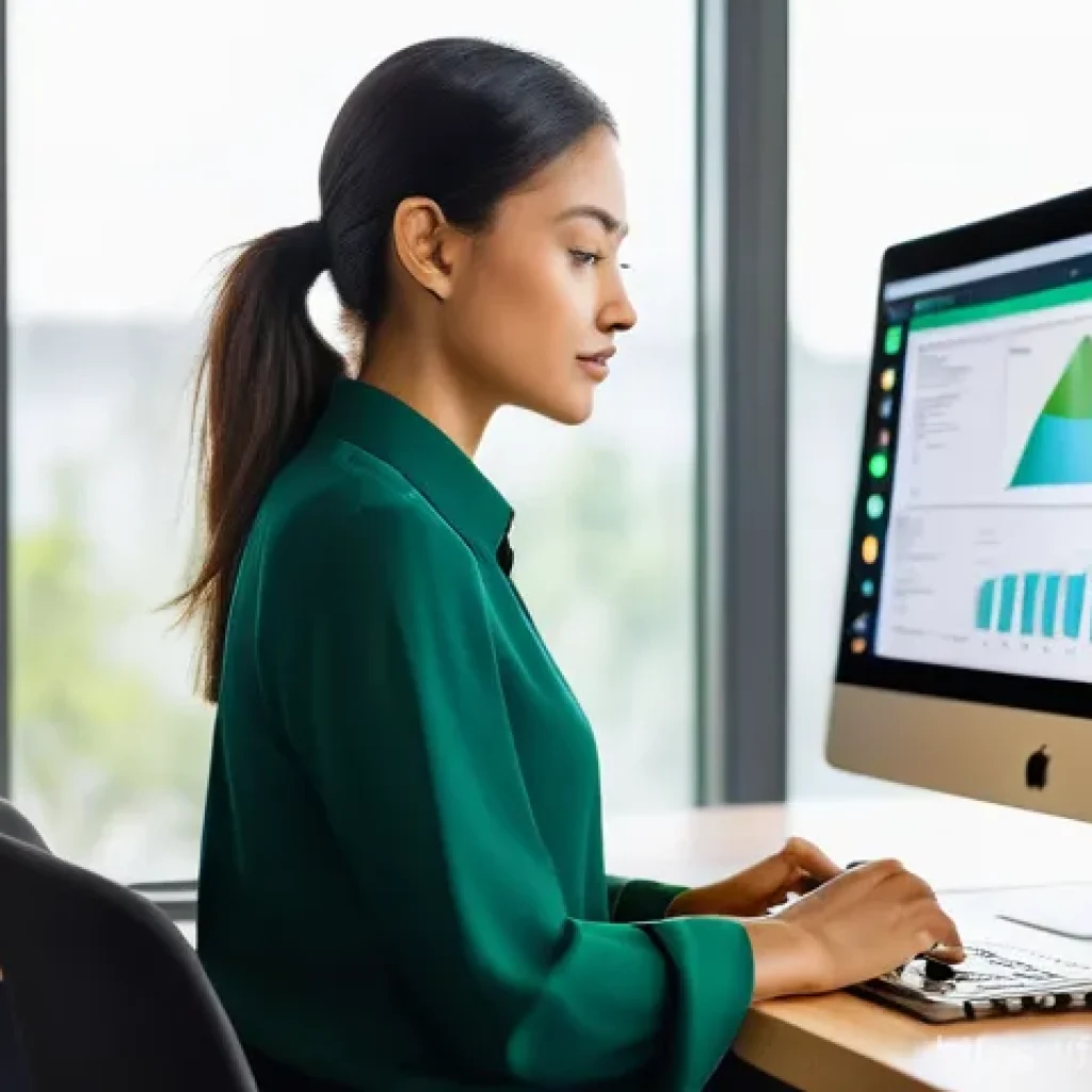 생산성과 데이터 분석 툴 추천 - **Prompt for "Optimizing Workflow with AI-Powered Task Management":**
    A focused young profession...